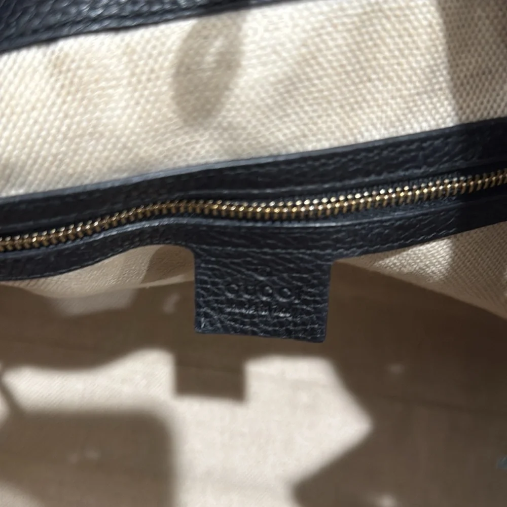 Gucci Black Soho Shoulder Chain Bag - Picture 9 of 12